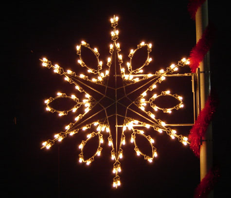 Light Pole Decorations Snowflake Series | Holiday Decor for Town ...